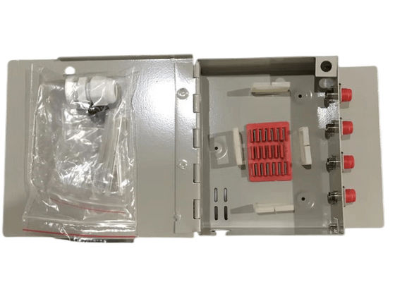 Qualidade  FTTH Mini Wall Mount Fiber Optic Terminal Box 8Port SC / LC / ST / FC fábrica