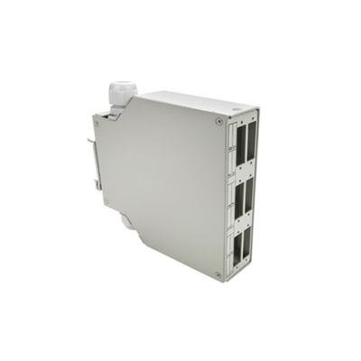 do trilho montável do ruído da fibra ótica de Dinrail do metal 6-Port caixa terminal