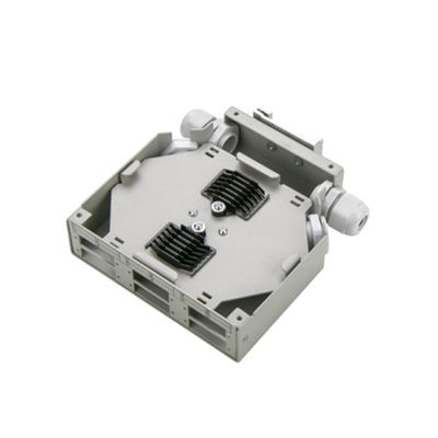do trilho montável do ruído da fibra ótica de Dinrail do metal 6-Port caixa terminal