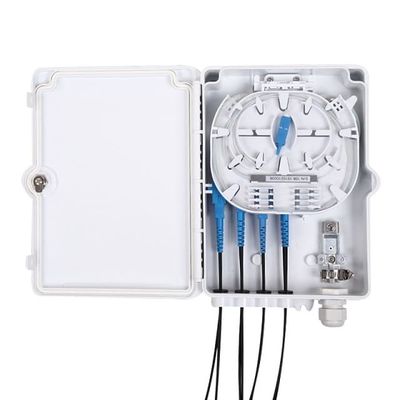 montagem de Polo da parede do SC da manutenção programada do nível da proteção da caixa terminal IP-66 da fibra ótica 8Port