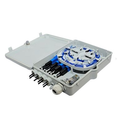 montagem de Polo da parede do SC da manutenção programada do nível da proteção da caixa terminal IP-66 da fibra ótica 8Port