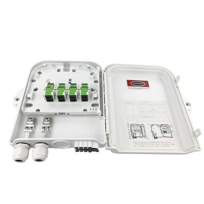 Palavra simples exterior interna terminal da manutenção programada do SC APC/UPC da caixa 8Port da fibra ótica