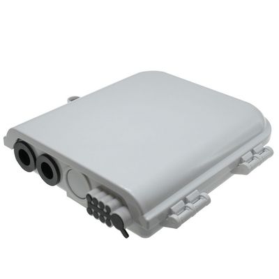 Luz da caixa terminal 8Core SM/DX SC/LC/ST/FC da fibra ótica IP 66 cinzento/preto