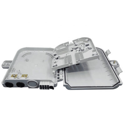 Luz da caixa terminal 8Core SM/DX SC/LC/ST/FC da fibra ótica IP 66 cinzento/preto