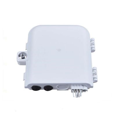 Luz da caixa terminal 8Core SM/DX SC/LC/ST/FC da fibra ótica IP 66 cinzento/preto
