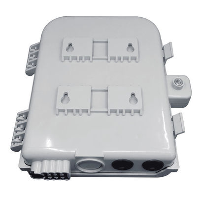 Luz da caixa terminal 8Core SM/DX SC/LC/ST/FC da fibra ótica IP 66 cinzento/preto