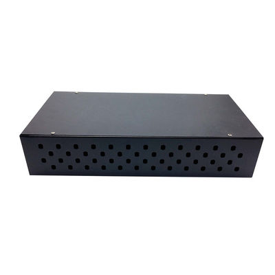 Lamine o adaptador grosso de aço do painel de remendo 0.8mm da fibra ótica da cremalheira 2U FC