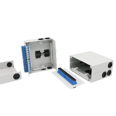 A montagem de emenda do Ruído-trilho e da parede da caixa do metal da fibra ótica permitiu 12 o adaptador do Sc Upc