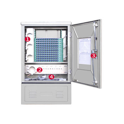 Caixa da parede da fibra ótica da manutenção programada/milímetro do armário da posição do assoalho de FTTH externo