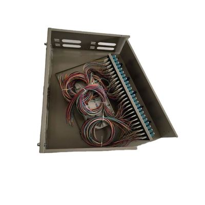 o quadrilátero da montagem em rack 288Core LC do painel de remendo da fibra ótica 3U balança para fora o estilo