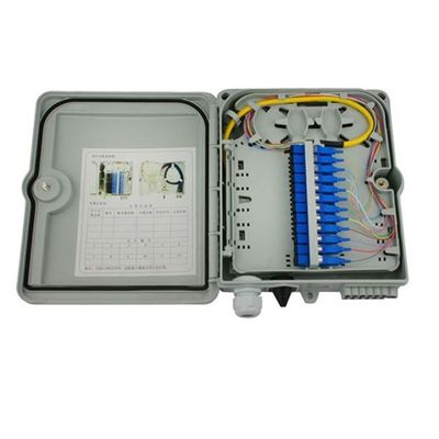 12 / 24 caixas internas/exteriores portuárias FTTH FTTX FTTB da terminação da fibra