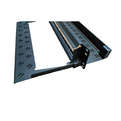 Prateleira modular preta do painel de remendo dos painéis de remendo 96F de MPO MTP 1U LC