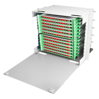 144 painel de remendo da fibra ótica do Sc do painel de remendo do núcleo ODF/adaptador 19 de Fc