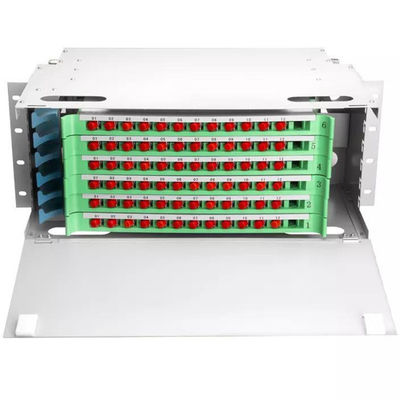 Painel de remendo de FTTH CATV ODF quadros de distribuição óticos de uma polegada FC de 19 polegadas FC 19