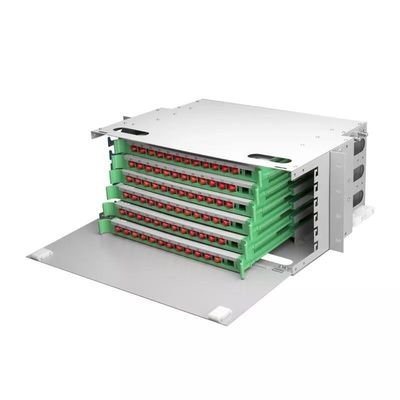 Painel de remendo de FTTH CATV ODF quadros de distribuição óticos de uma polegada FC de 19 polegadas FC 19