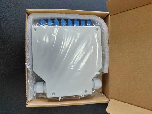 24 caixas terminais do trilho do ruído da fibra ótica do núcleo com 12 PCes Lc/Apc Aadapter frente e verso
