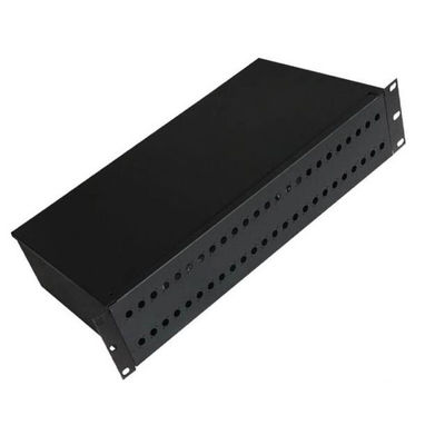 O painel de distribuição fixado 2U da fibra ótica de ODF submete o painel de remendo montado