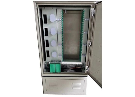 Armário de distribuição exterior montado suporte IP65 do armário da fibra ótica