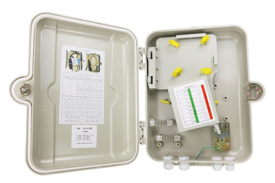 Palavra simples da caixa SMC+ABS do divisor da fibra ótica de LGX/divisor frente e verso 1x16 do PLC