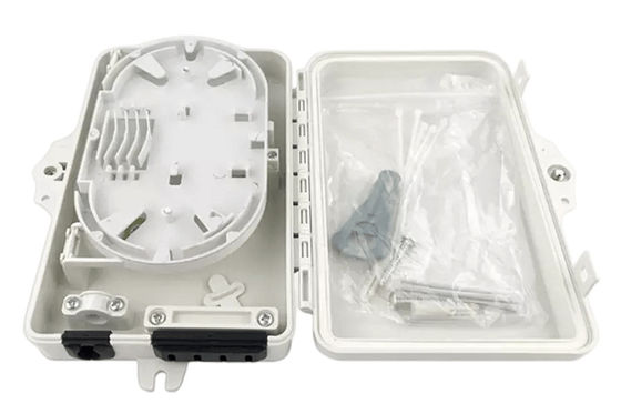 a manutenção programada simples do SC da caixa terminal da fibra ótica 4Port cabografa IP-66 impermeável branco
