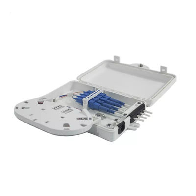 a manutenção programada simples do SC da caixa terminal da fibra ótica 4Port cabografa IP-66 impermeável branco