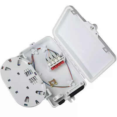 a manutenção programada simples do SC da caixa terminal da fibra ótica 4Port cabografa IP-66 impermeável branco