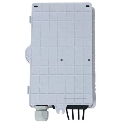 manutenção programada IP66 branco do SC UPC SX da caixa terminal da fibra ótica 4Port para a telecomunicação