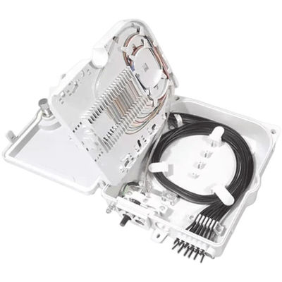 Luz da caixa terminal 12Port SC/LC/ST/FC IP-66 UPC/APC da fibra ótica FTTH cinzento