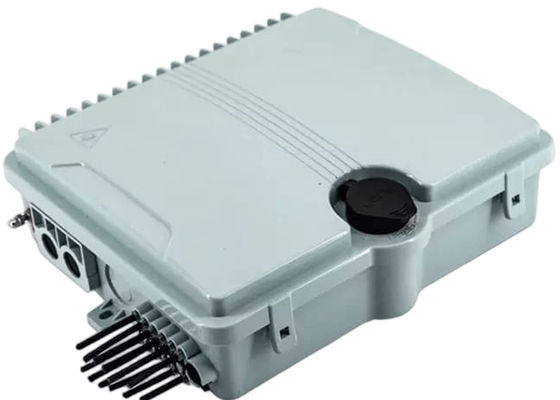 Luz da caixa terminal 12Port SC/LC/ST/FC IP-66 UPC/APC da fibra ótica FTTH cinzento