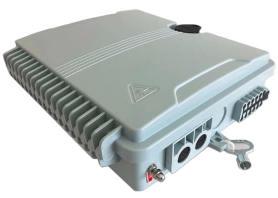 Luz da caixa terminal 12Port SC/LC/ST/FC IP-66 UPC/APC da fibra ótica FTTH cinzento
