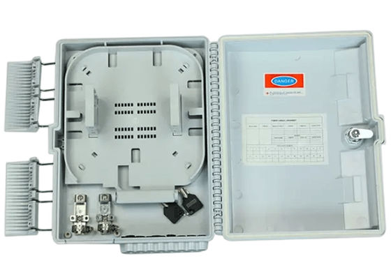 16 caixa portuária interna/exterior do divisor da fibra ótica FTTH do divisor