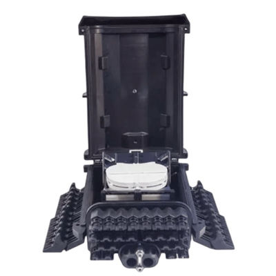 Preto portuário IP68 OM1 96Core da montagem da parede da caixa da terminação da fibra de FTTB 24