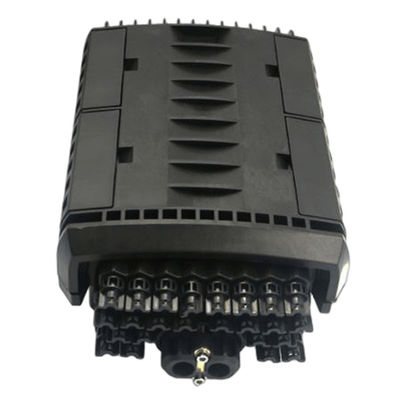 Preto portuário IP68 OM1 96Core da montagem da parede da caixa da terminação da fibra de FTTB 24