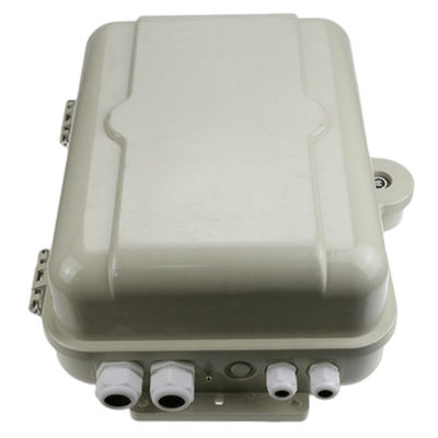 Palavra simples do divisor 1x32 SMC+ABS do PLC da fibra ótica de LGX/cinza frente e verso
