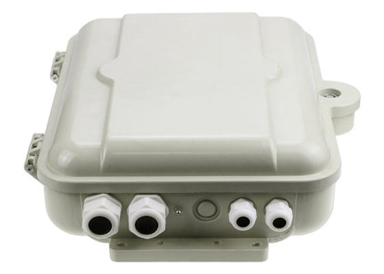 Palavra simples do divisor 1x32 SMC+ABS do PLC da fibra ótica de LGX/cinza frente e verso
