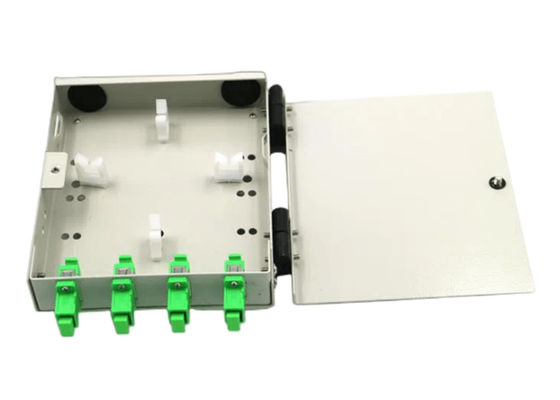 Núcleo FTTH da caixa terminal 4 da fibra ótica da montagem da parede da série de FTB com adaptadores do Apc