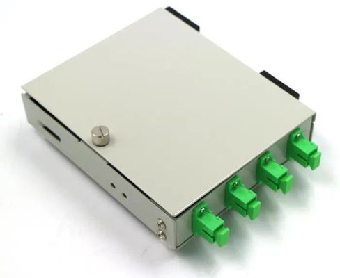 Núcleo FTTH da caixa terminal 4 da fibra ótica da montagem da parede da série de FTB com adaptadores do Apc