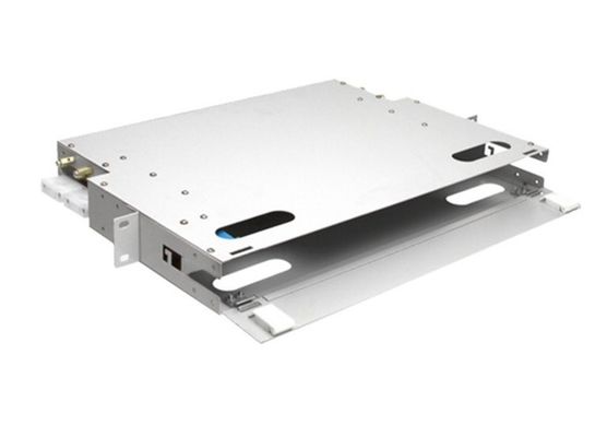 12 caixa 19" da montagem em rack do painel de remendo FC do núcleo ODF 1U fibra ótica