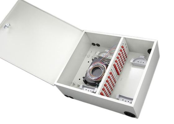 Porta portuária da caixa de distribuição FC do cerco da fibra da montagem da parede de ODF 72F 72 única