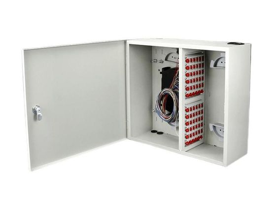 Porta portuária da caixa de distribuição FC do cerco da fibra da montagem da parede de ODF 72F 72 única