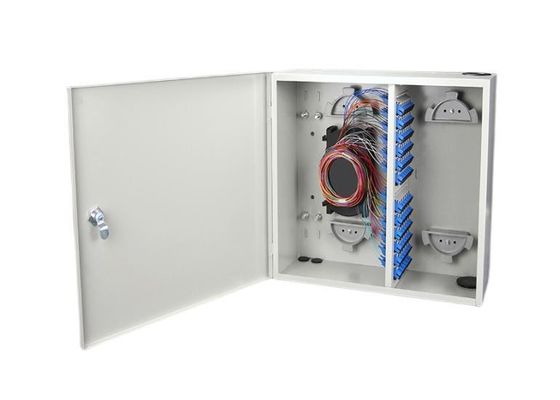 Porta portuária da caixa de distribuição FC do cerco da fibra da montagem da parede de ODF 72F 72 única