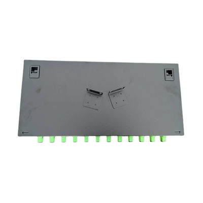 12 adaptador de fibra ótica da trança do SC da caixa terminal de painel de remendo de fibra ODF dos portos 1U