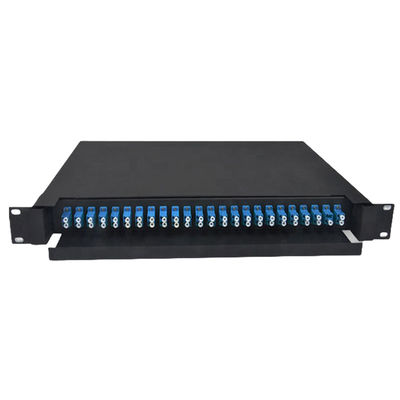 Patch Panel de Fibra Óptica LC Duplex 430x200x46mm Metal