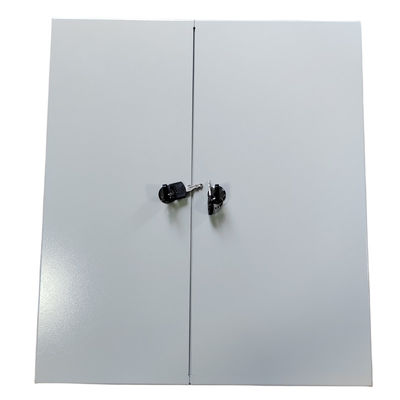 Montagem de parede 72 Fibras Ópticas Quadro de Distribuição Metal Dupla Porta Dupla fechaduras