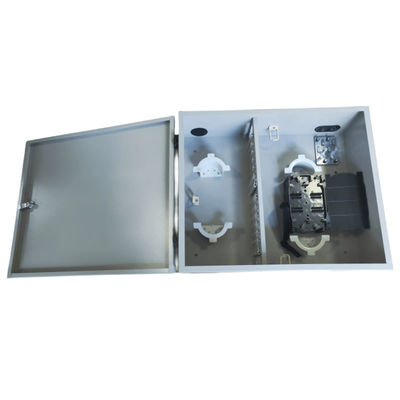 72 Port Single Door Wall Mount Fiber Enclosure 72fibres (SC/SX) cinza / personalizado