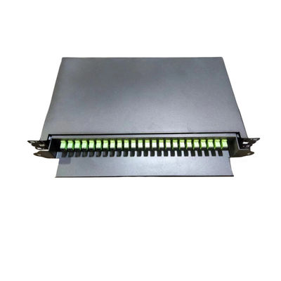 Montador de rack 19 polegadas painel de fibra óptica para tipo de cabo de modo único ou multimodo