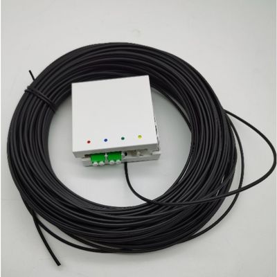 Caixas de terminação de fibras pré-conectadas LC/APC 4 fibras 10-100M Caixa de saída de parede 4fo