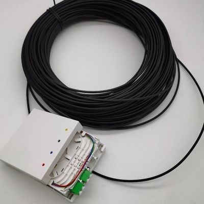 Caixas de terminação de fibras pré-conectadas LC/APC 4 fibras 10-100M Caixa de saída de parede 4fo
