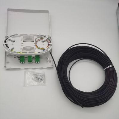 Caixa de distribuição óptica pré-conectada de 6 núcleos LC/APC