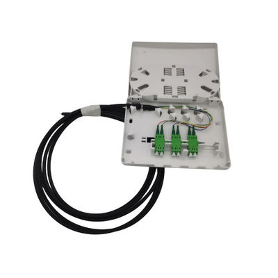 Caixa de terminação de fibra DX 2m comprimento do cabo LSZH camisa de cabo conexões confiáveis